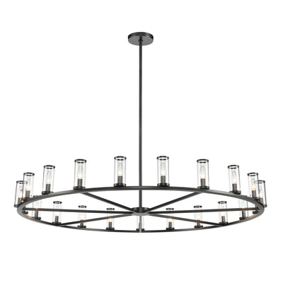 Revolve 61-in Steel Chandelier
