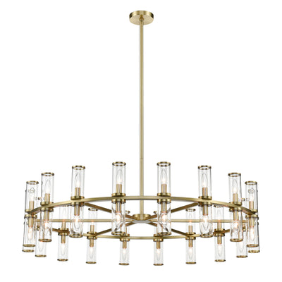 Revolve 48-in 36 Lights Steel Chandelier