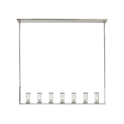 Revolve Clear 7 Lights Linear Pendant