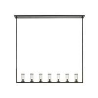 Revolve Clear 7 Lights Linear Pendant