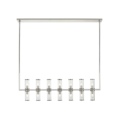 Revolve Clear 14 Lights Linear Pendant
