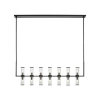Revolve Clear 14 Lights Linear Pendant