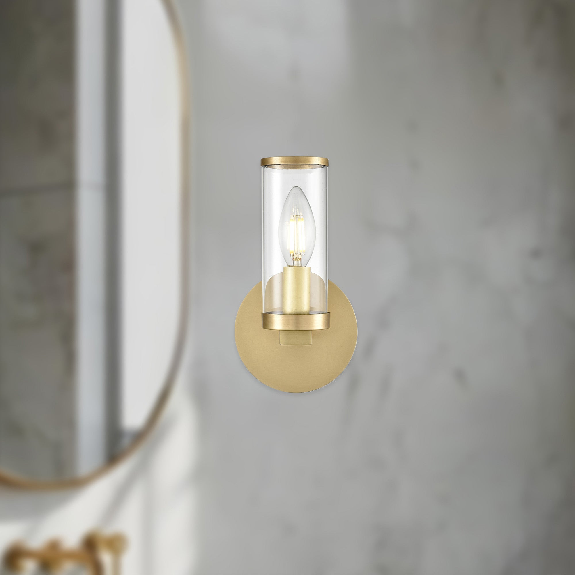 Revolve 8-in Steel Vanity Light