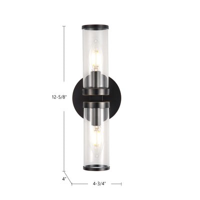 Revolve 12-in Steel Vanity Light