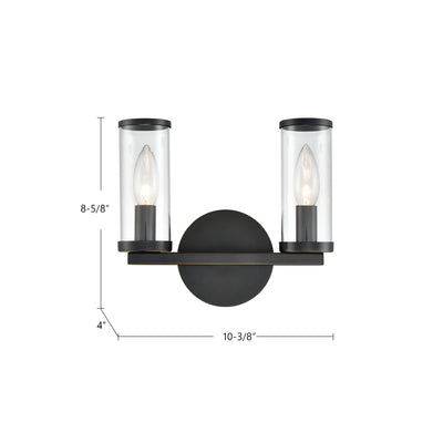 Revolve 10-in Steel Vanity Light