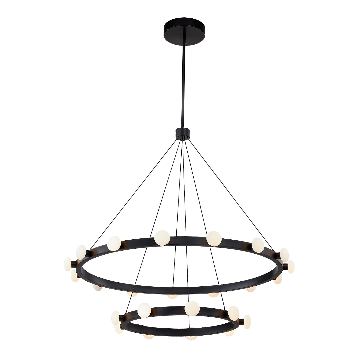 Rezz 36-in Aluminum Chandelier
