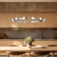 Rezz 28-in Aluminum Pendant