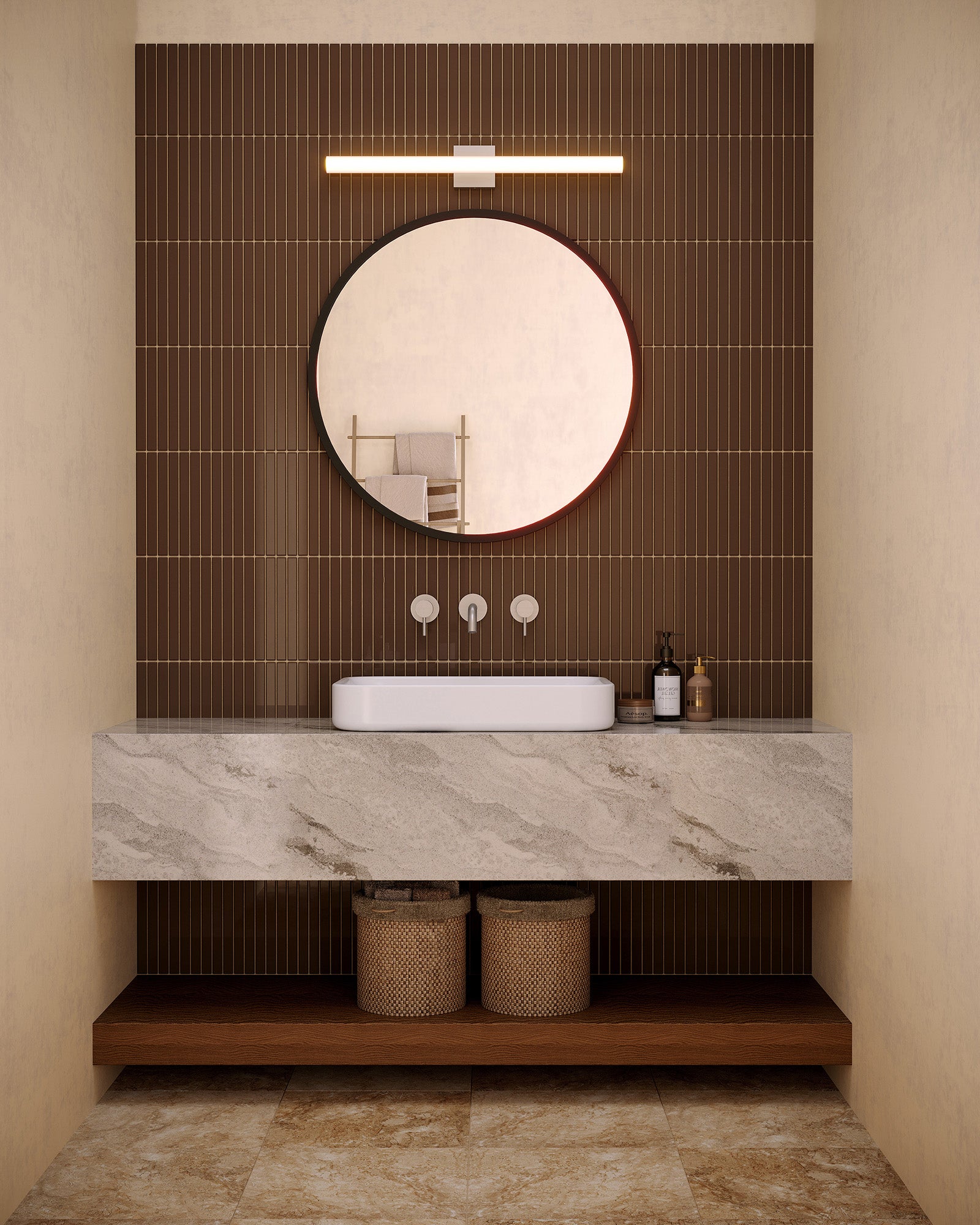 Rico 30-in Aluminum Steel Acrylic Wall Sconce