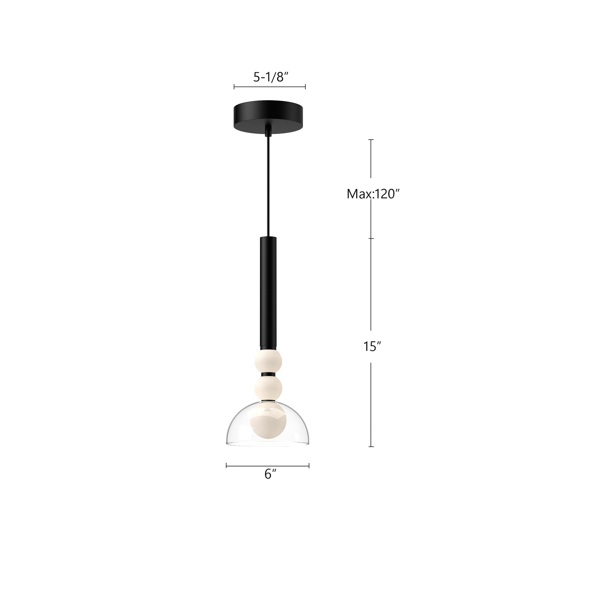 Rise 6-in LED Mini Pendant