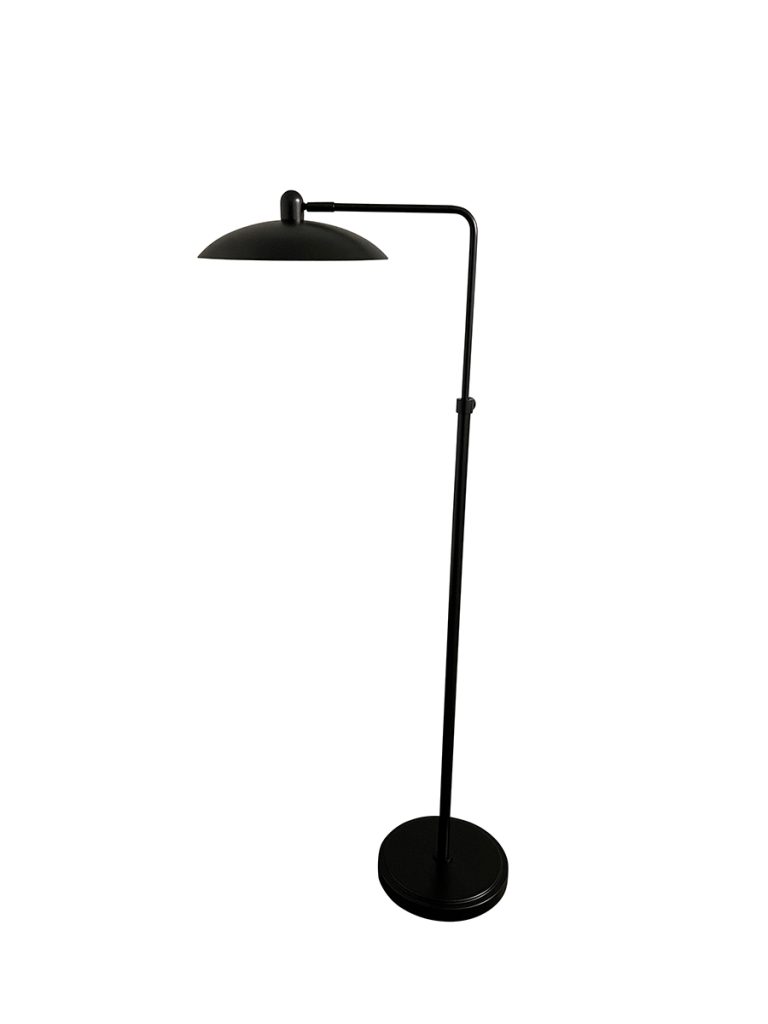 40-inch Ridgeline Black Floor Lamp