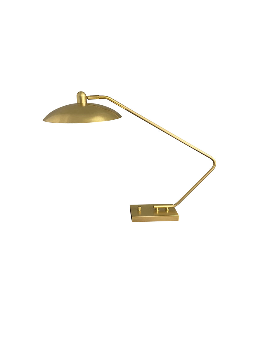 22-inch Ridgeline Natural Brass Table Lamp