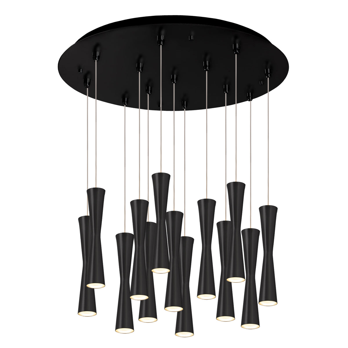 Robson 13 Head Steel Multi Pendant