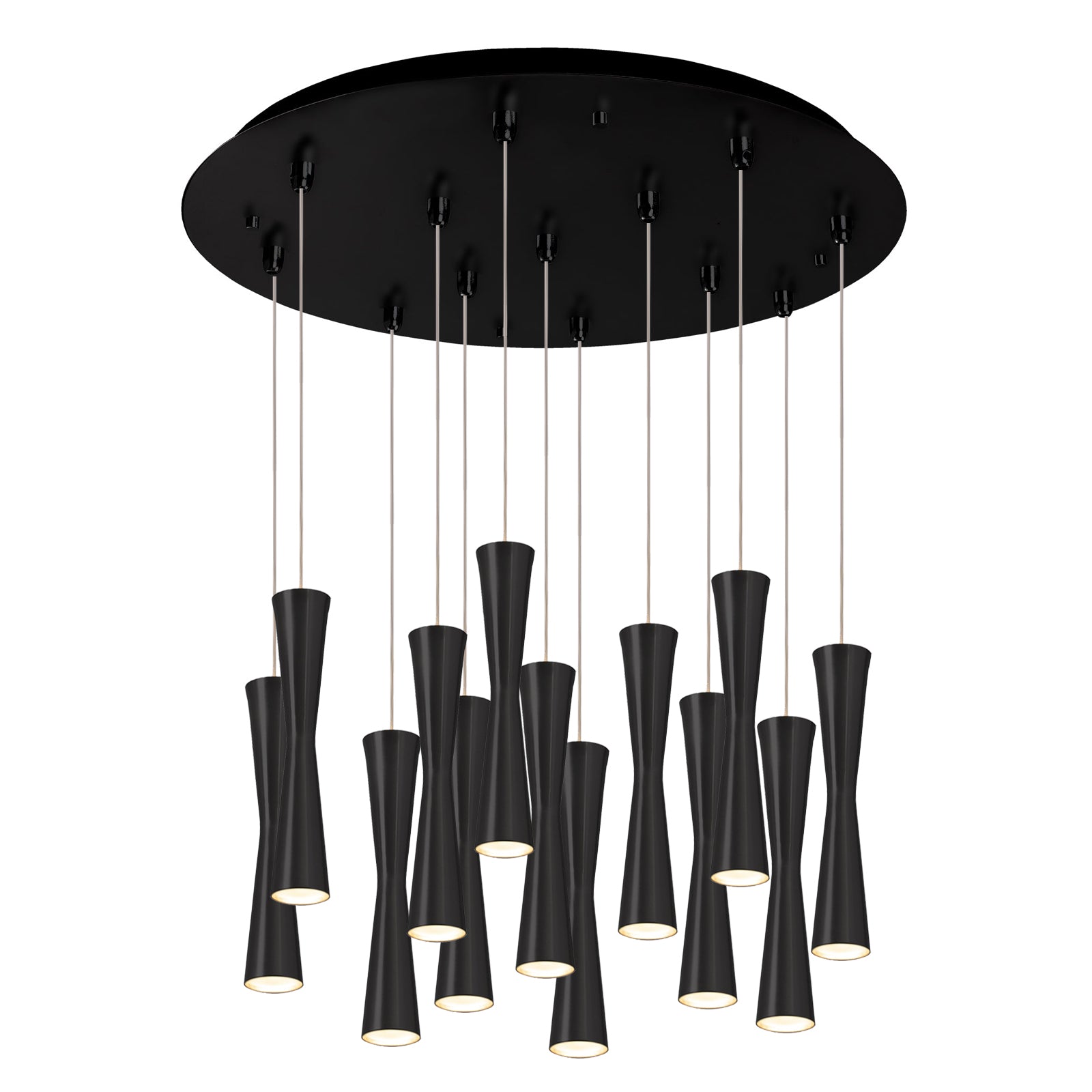 Robson 13 Head Steel Multi Pendant