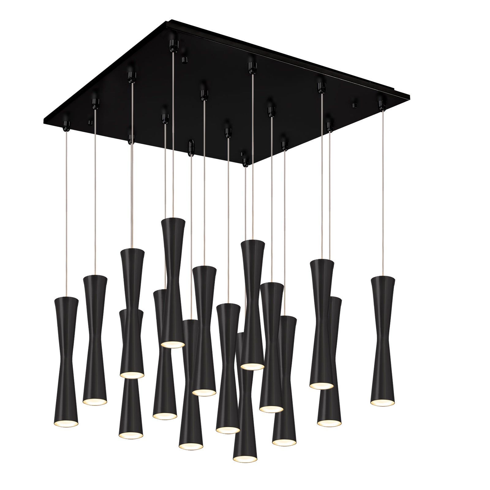 Robson 16 Head Steel Multi Pendant