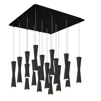Robson 16 Head Steel Multi Pendant