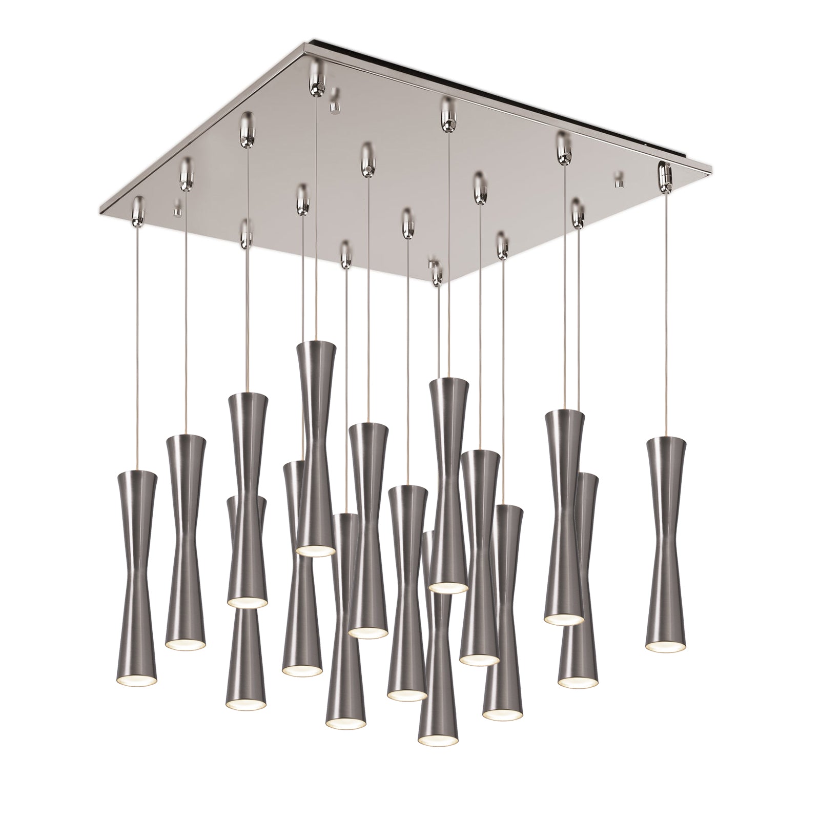 Robson 16 Head Steel Multi Pendant
