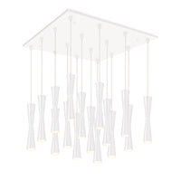 Robson 16 Head Steel Multi Pendant