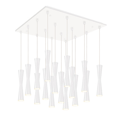 Robson 16 Head Steel Multi Pendant