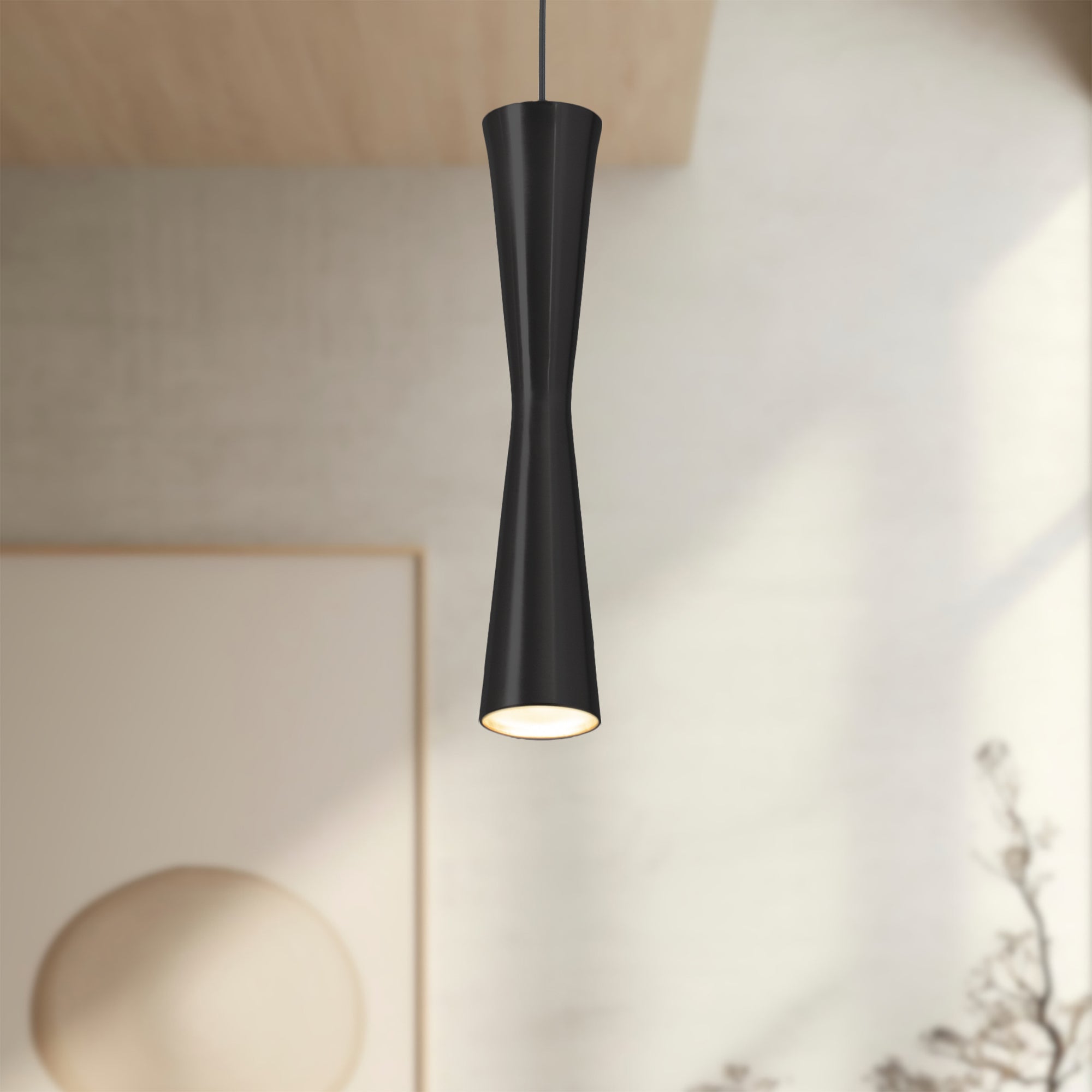 Robson 12-in Steel Pendant