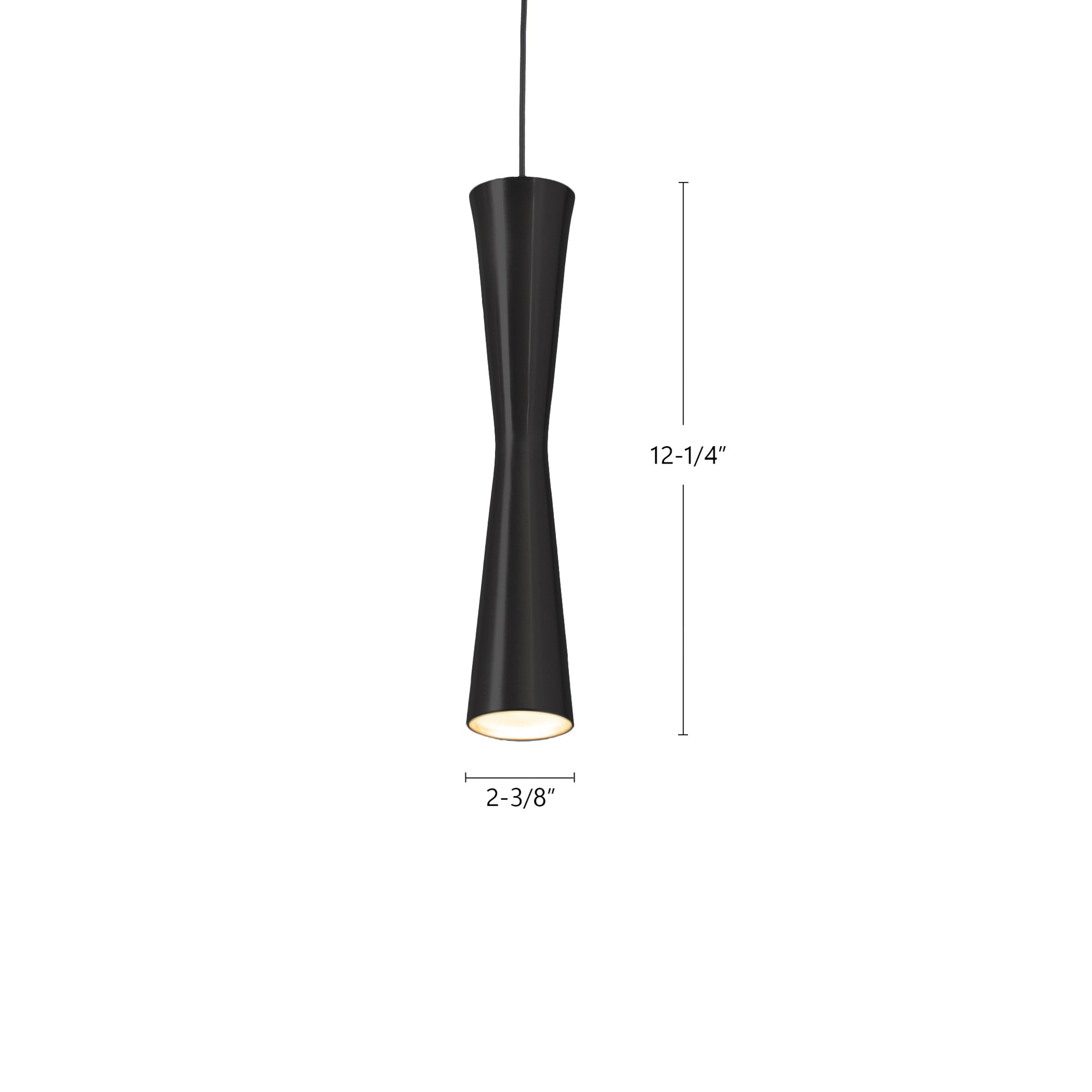 Robson 12-in Steel Pendant