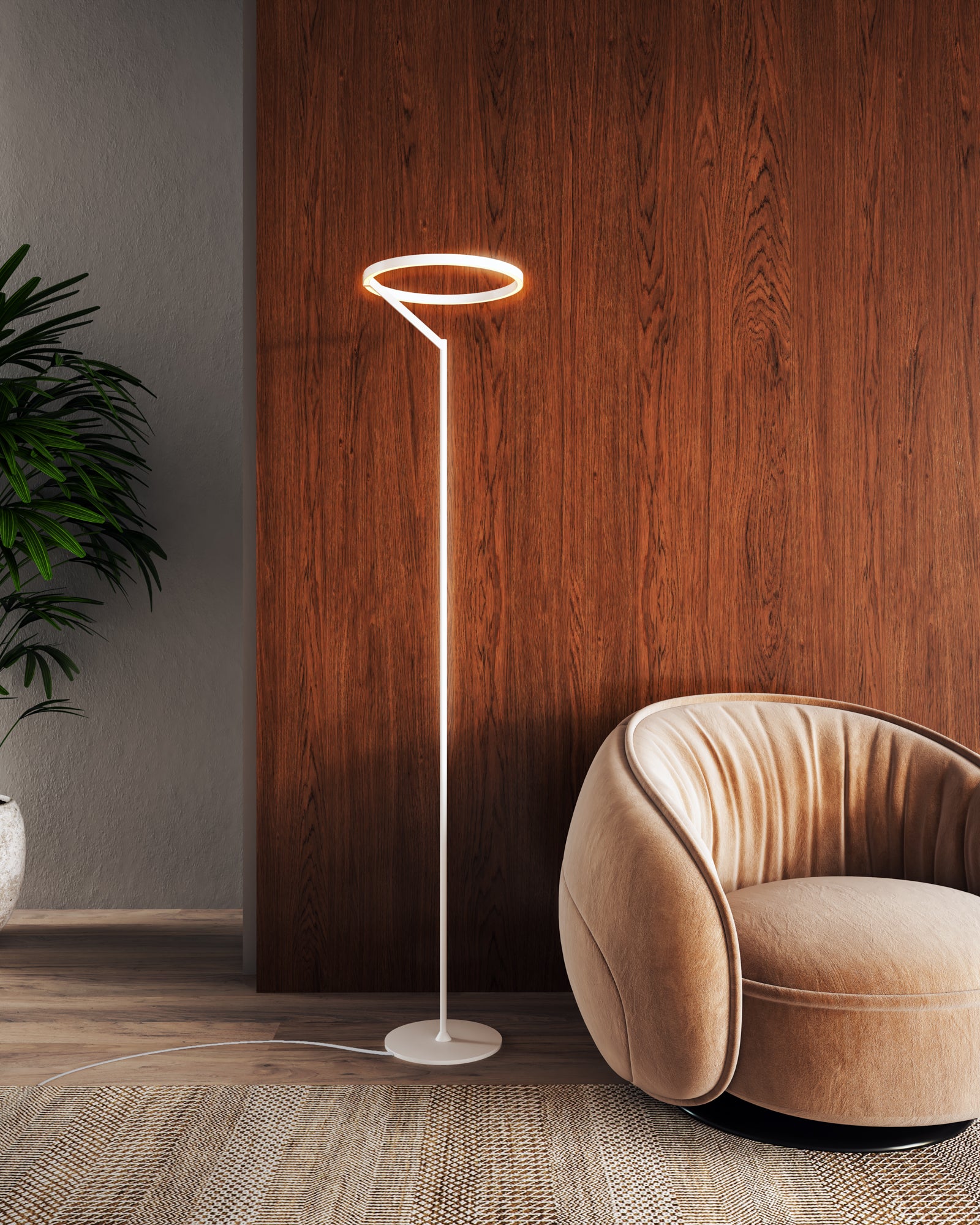 Roda 66-in Aluminum Floor Lamp