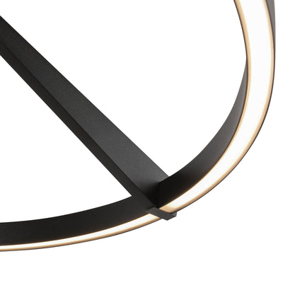 Roda 24-in Aluminum Semi-Flush Mount