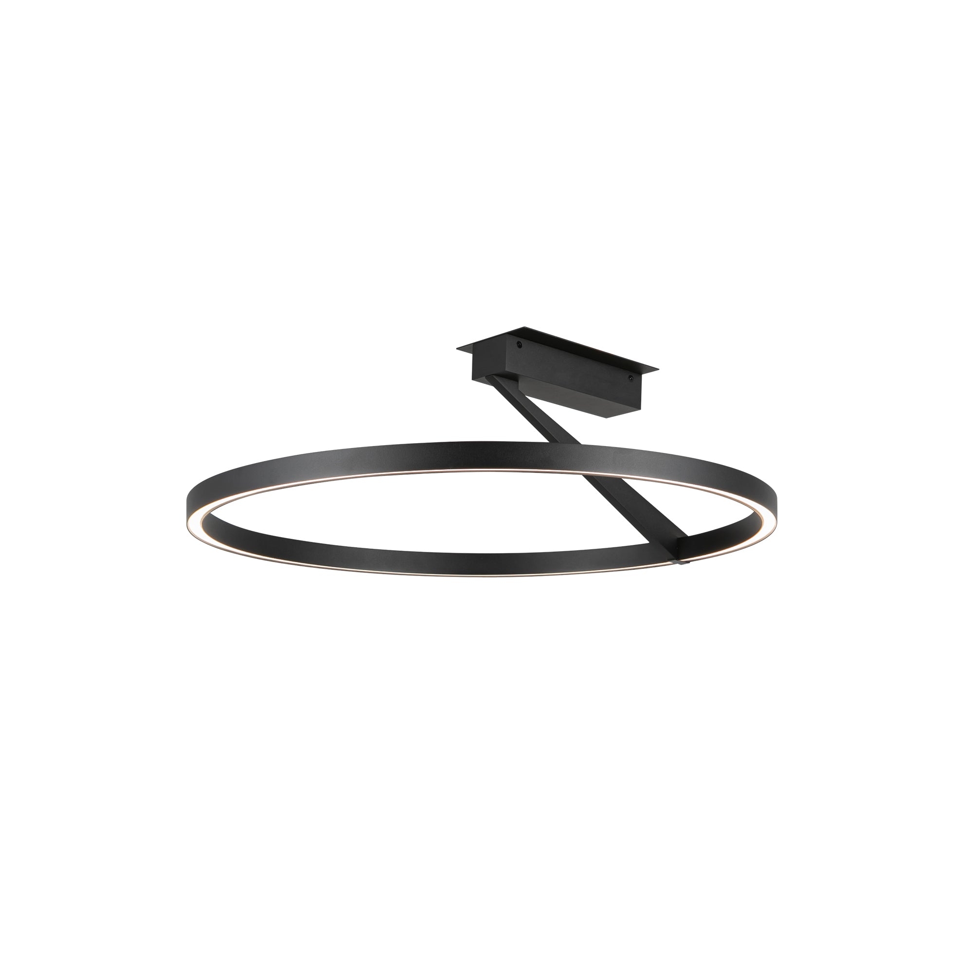Roda 24-in Aluminum Semi-Flush Mount