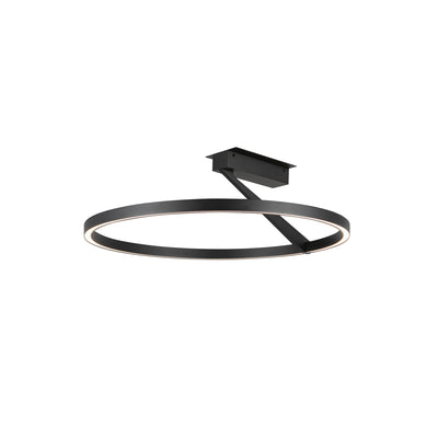 Roda 24-in Aluminum Semi-Flush Mount
