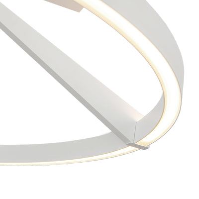 Roda 24-in Aluminum Semi-Flush Mount