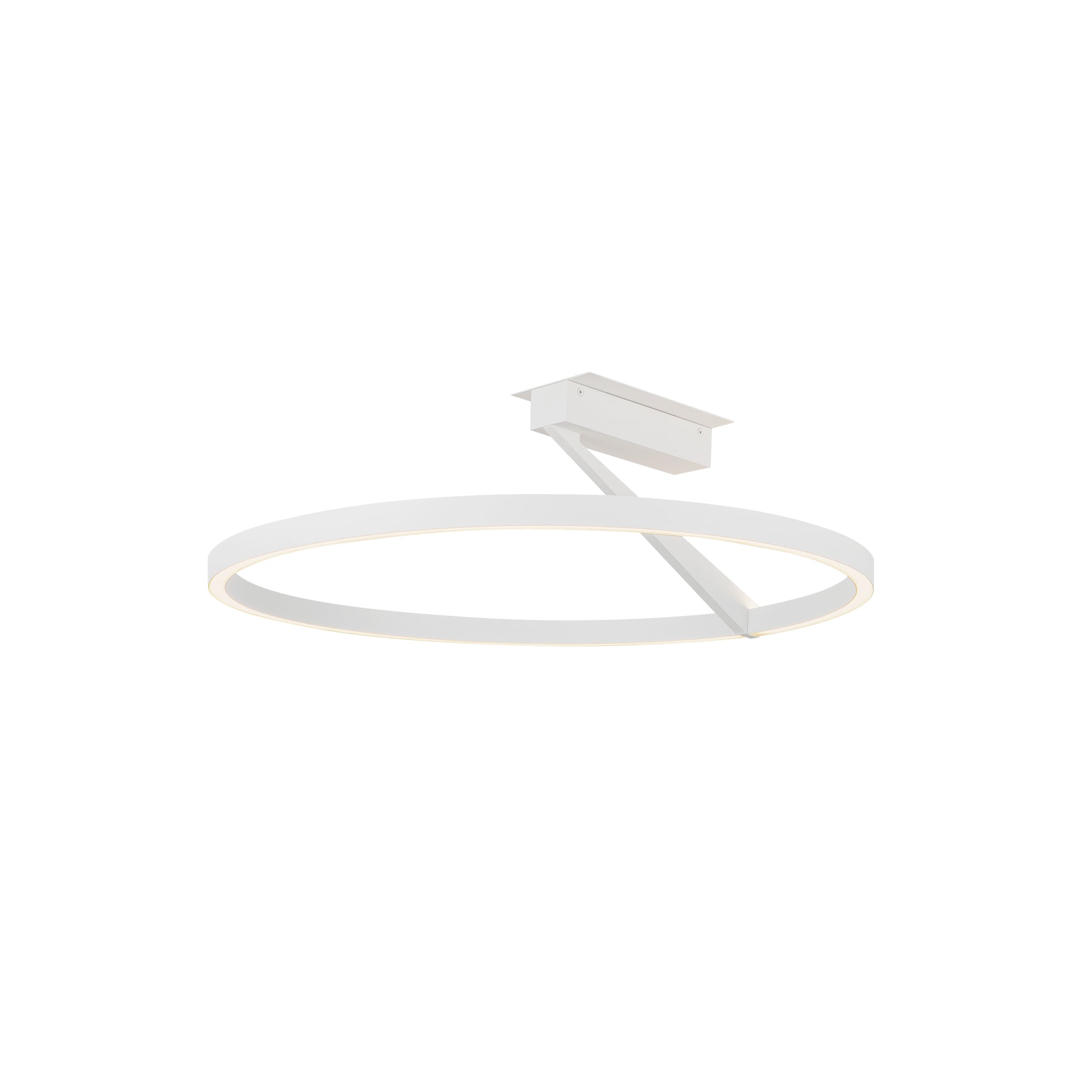 Roda 24-in Aluminum Semi-Flush Mount