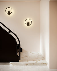 Roda 12-in Aluminum Acrylic Wall Sconce