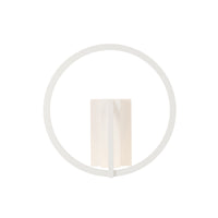 Roda 12-in Aluminum Acrylic Wall Sconce
