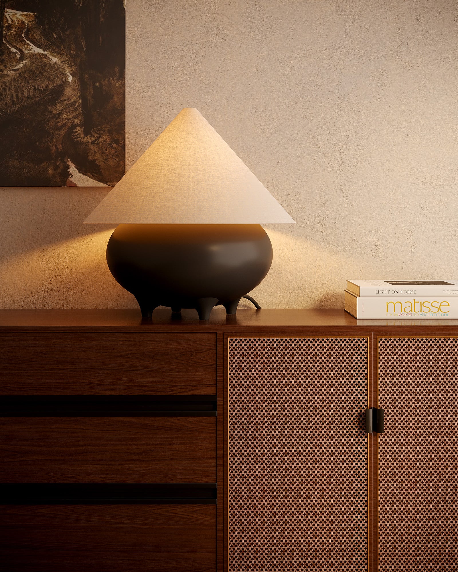 Rowan 17-in Steel Table Lamp
