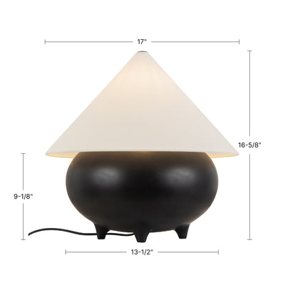 Rowan 17-in Steel Table Lamp