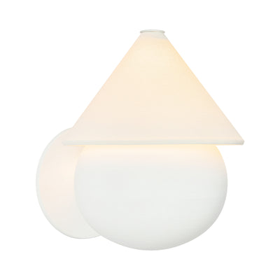 Rowan 9-in Steel Linen Wall Sconce