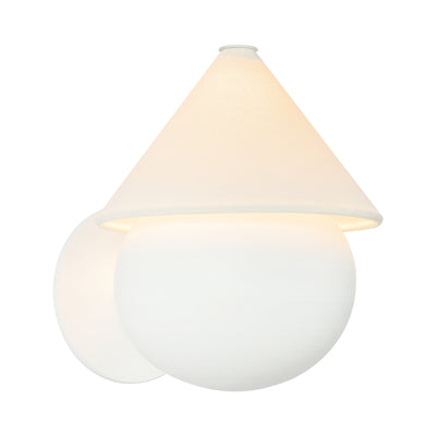 Rowan 9-in Steel Linen Wall Sconce