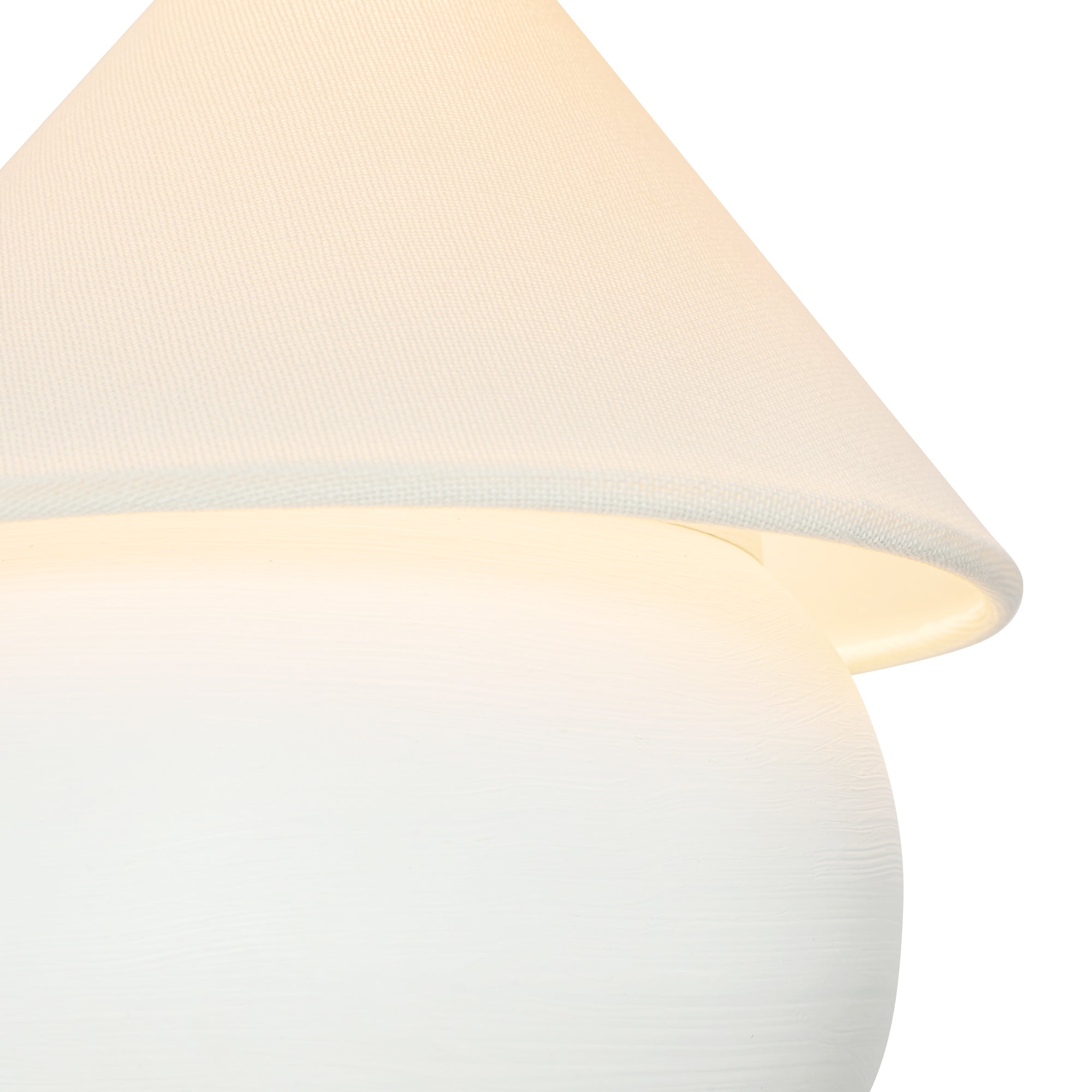 Rowan 9-in Steel Linen Wall Sconce