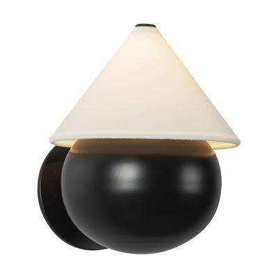 Rowan 9-in Steel Linen Wall Sconce