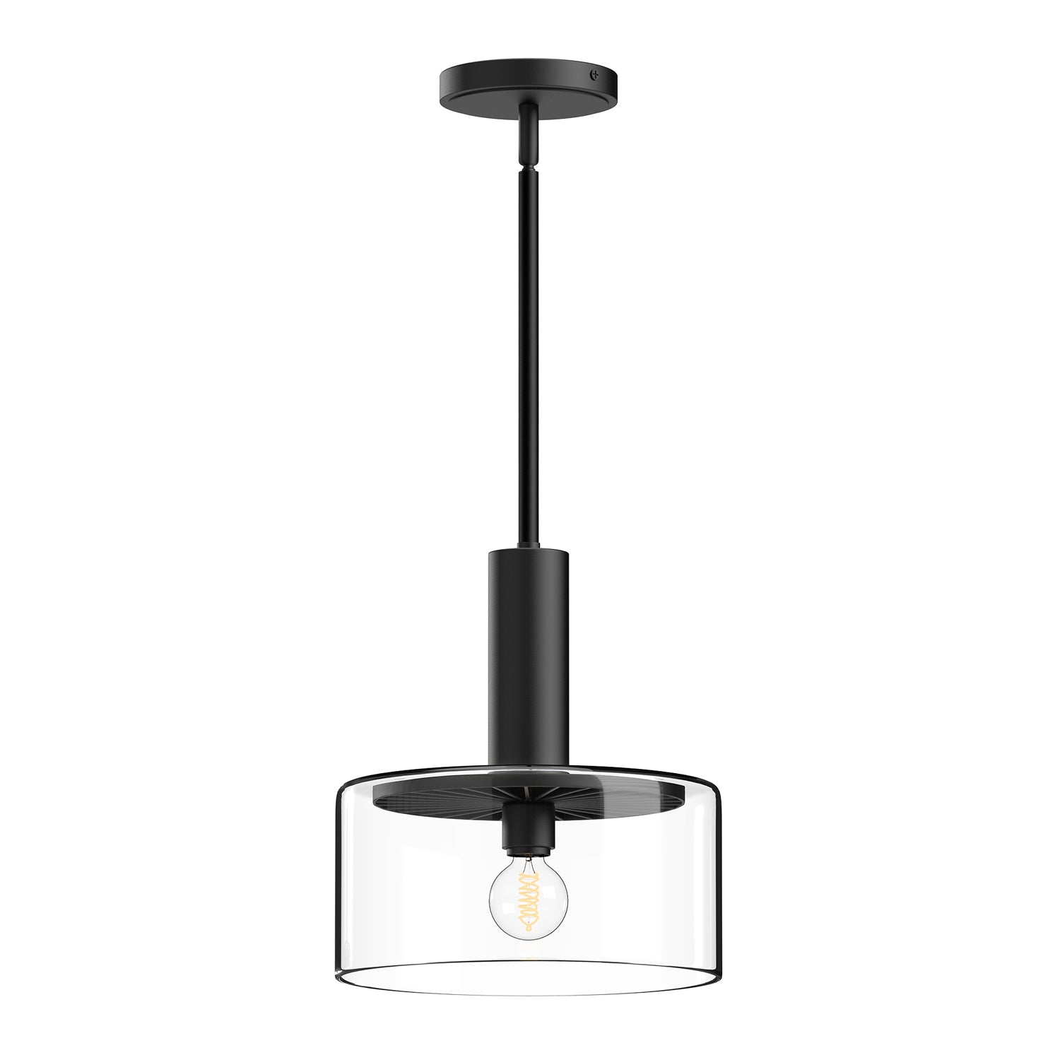 Royale 10-in Steel Pendant
