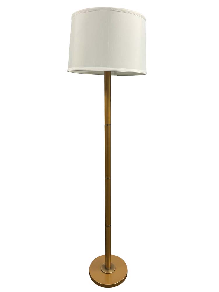 62-inch Rupert Heritage Gold Antique Brass Floor Lamp