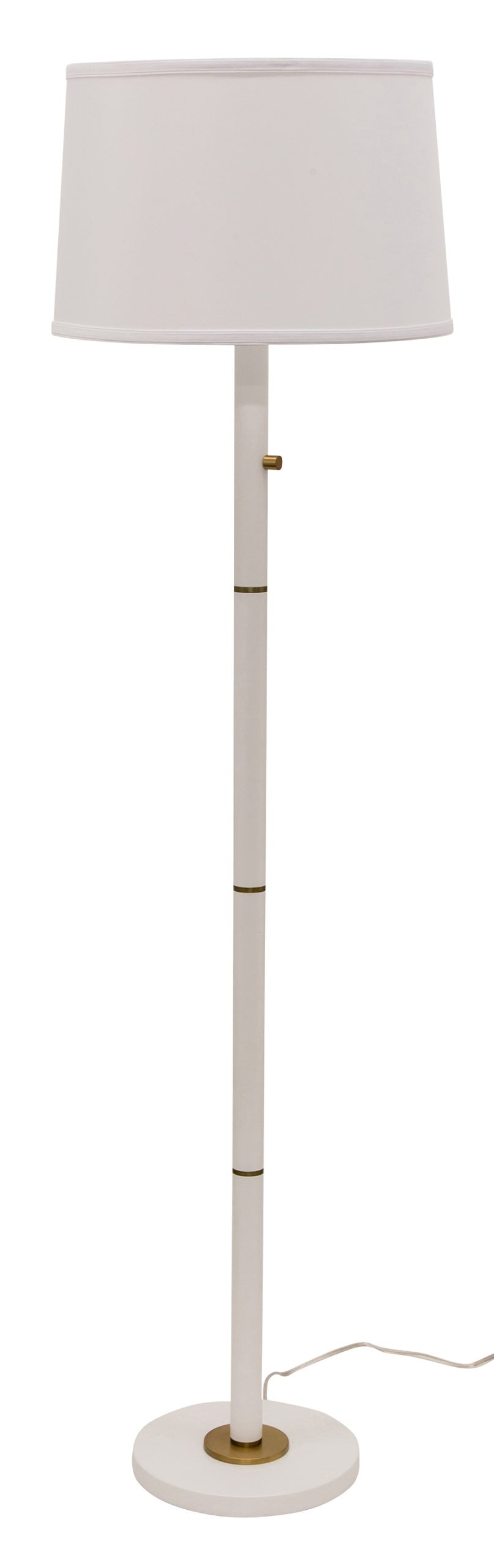 62-inch Rupert White Floor Lamp