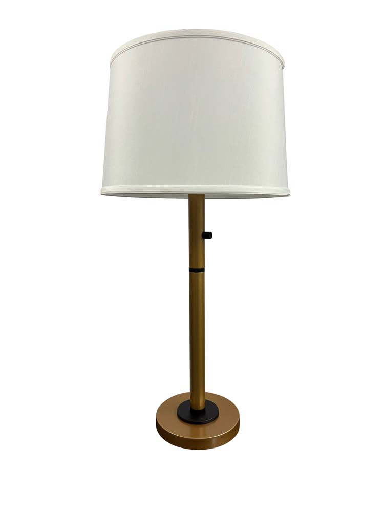 30.5-inch Rupert Heritage Gold Black Accent Table Lamp