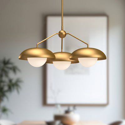 Rubio 28-in Steel Chandelier