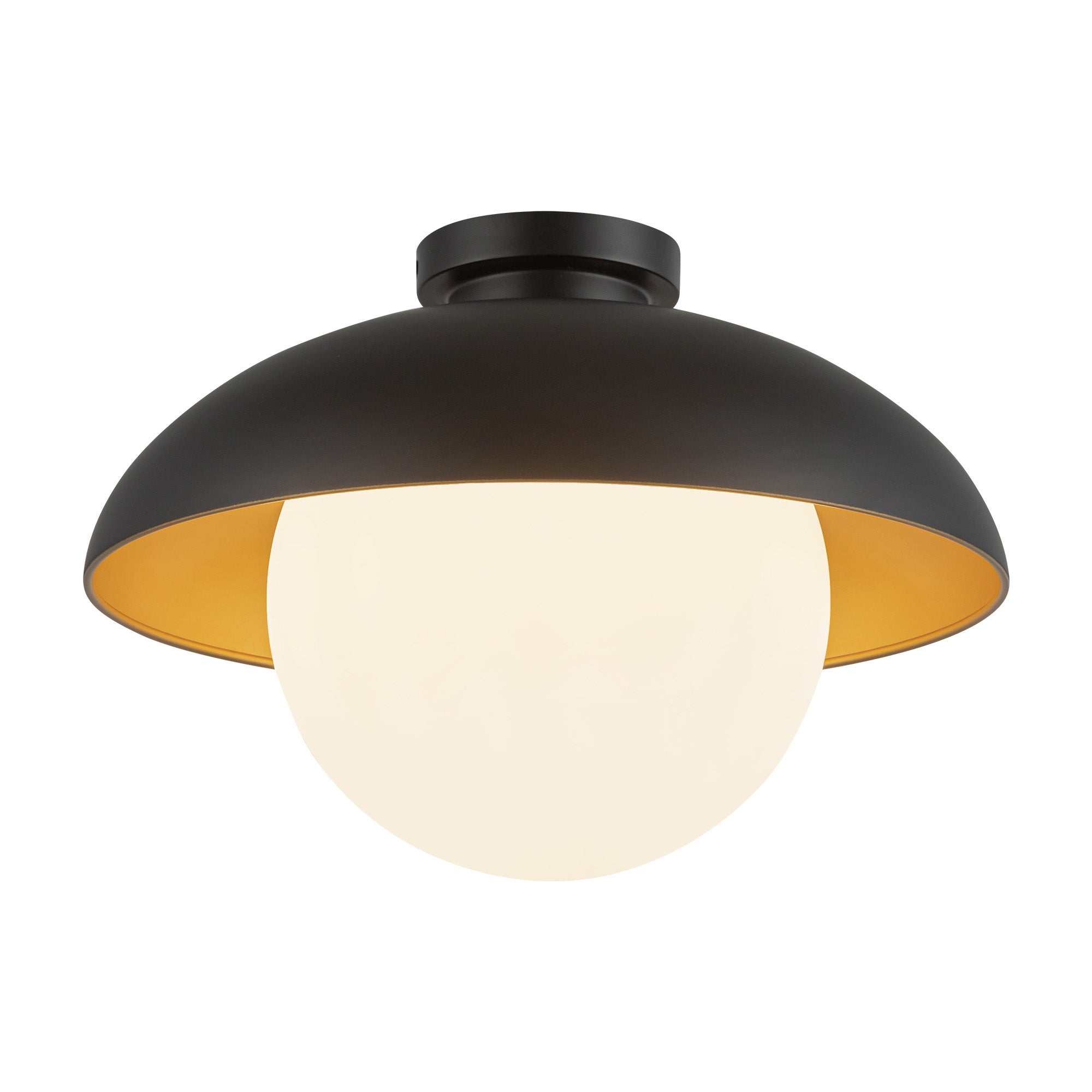 Rubio 16-in Steel Flush Mount