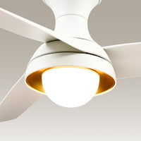 Rubio-H 54-in White Reversible DC LED Ceiling Fan