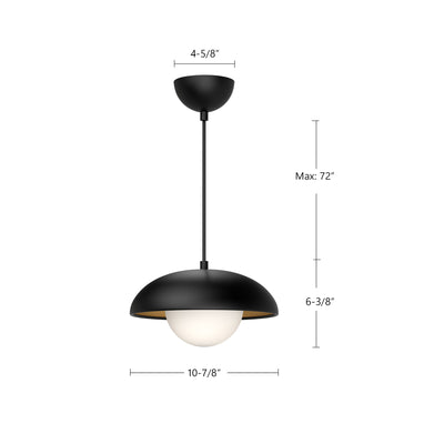 Rubio 11-in Steel Pendant