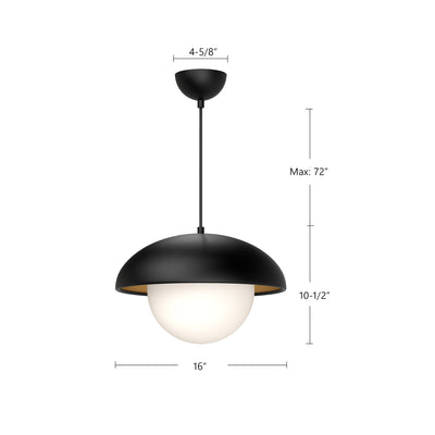 Rubio 16-in Steel Pendant
