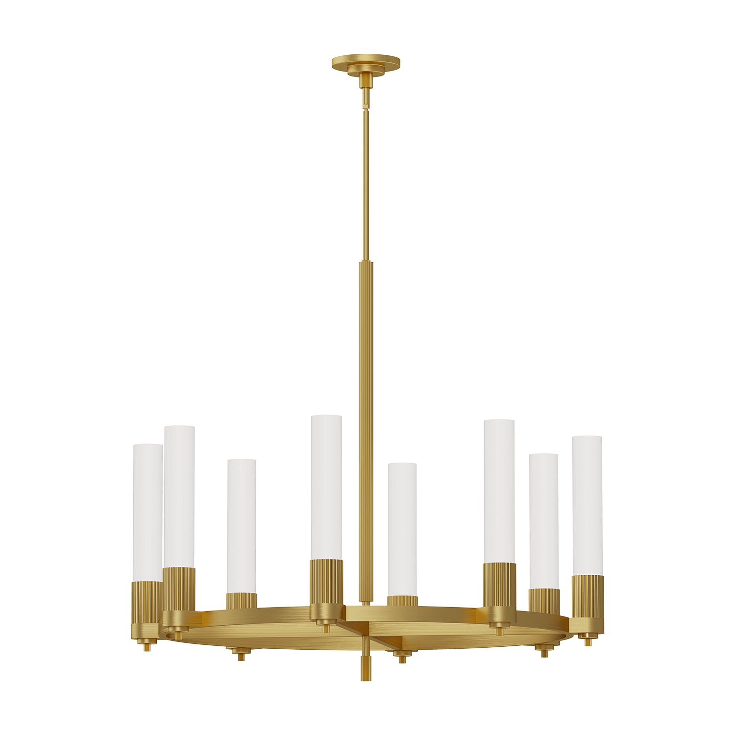 Rue 38-in Steel Chandelier
