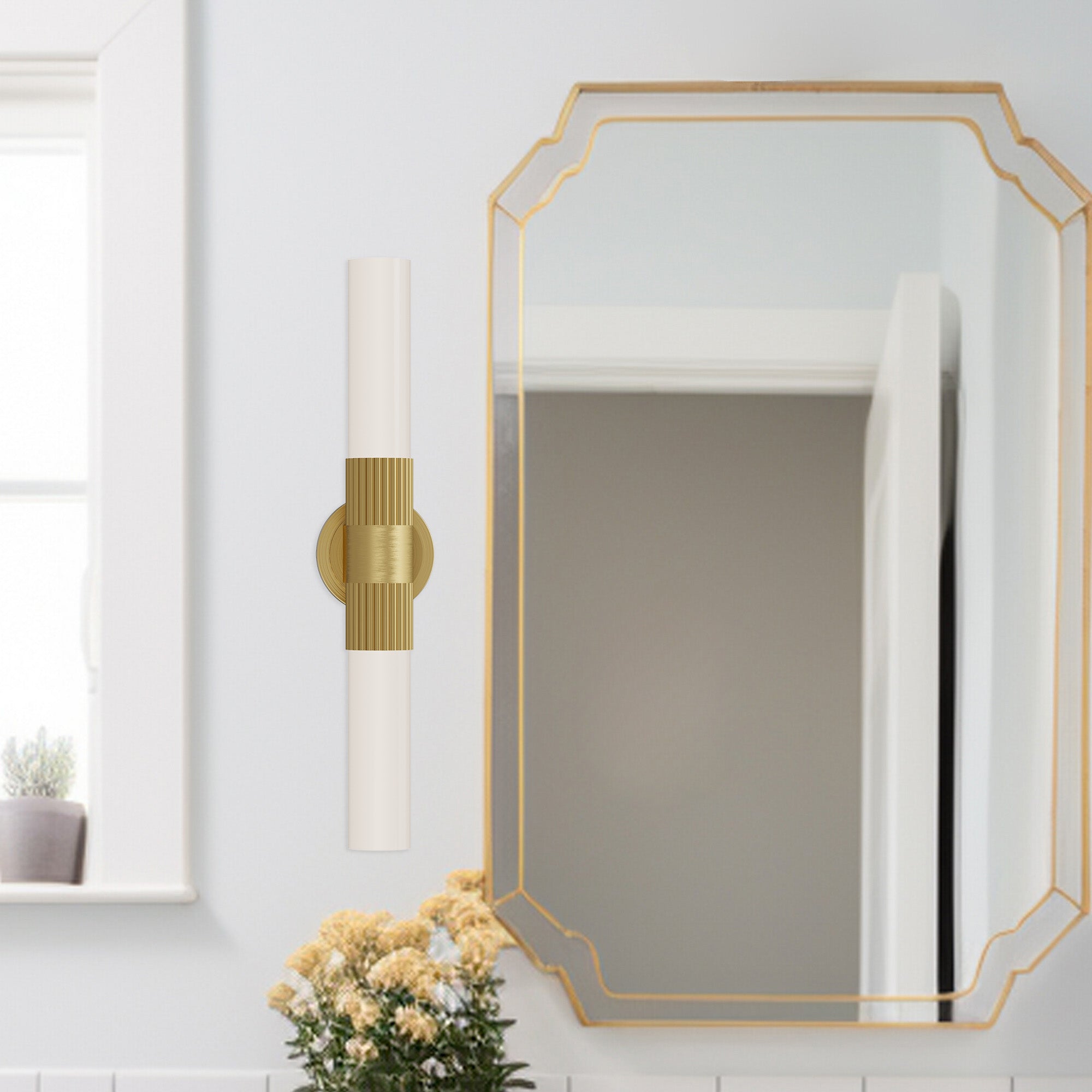 Rue 22-in Steel Vanity Light
