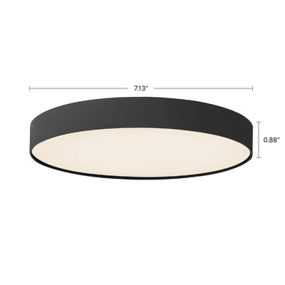 Rynn 7-in Aluminum Flush Mount